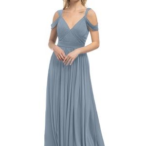 Dusty Blue bridesmaids dress
